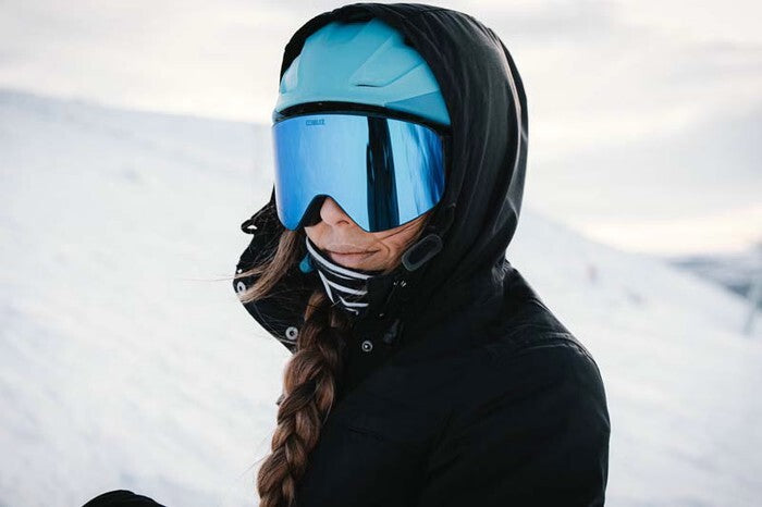 Goggles Flow - Blue/Brown w Blue Multi