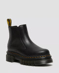 Audrick Nappa Leather Platform Chelsea Boots - Black Nappa