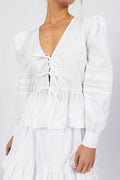 Aurora Blouse - White