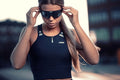 Active Matrix Small - Matt Black - Smoke With Ice Blue Multi