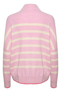 TenleyIW Turtleneck Pullover - Candyfloss Stripe