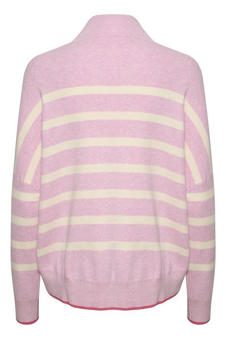 TenleyIW Turtleneck Pullover - Candyfloss Stripe