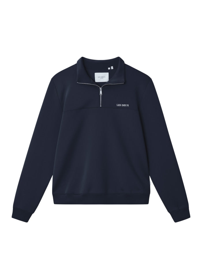 Ballier Half-Zip Track Sweatshirt - Dark Navy
