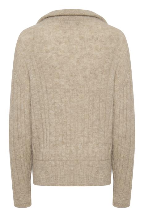 AlphaGZ Zipper Pullover - Warm Sand Melange