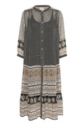 OrkidePW Dress - Black Border Print