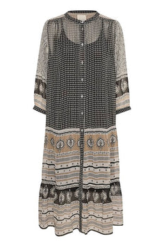 OrkidePW Dress - Black Border Print