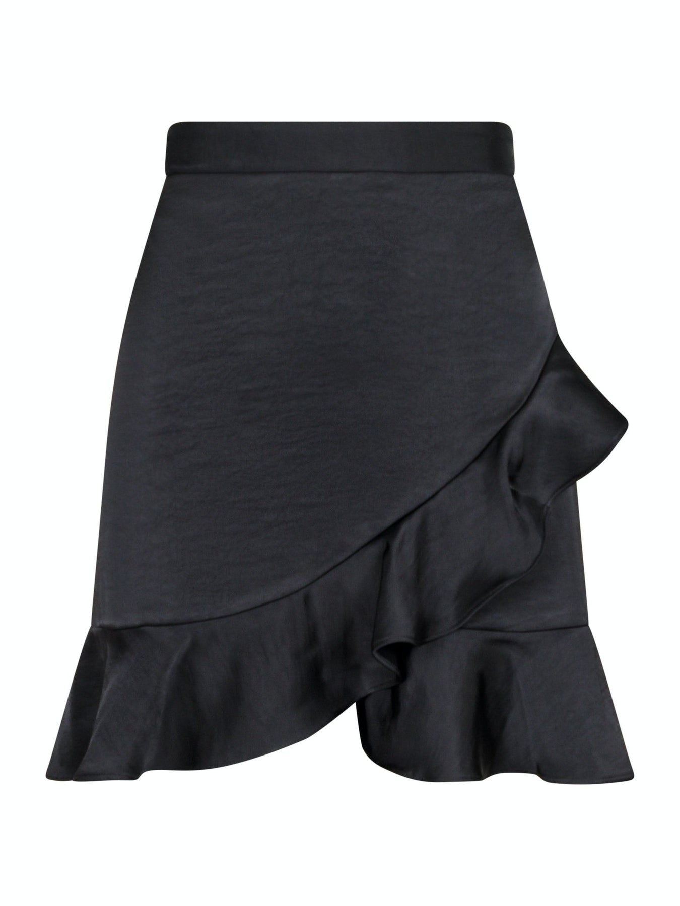 Bekka Heavy Sateen Skirt - Black