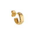 Bruised Heart Hoop - Gold Plated