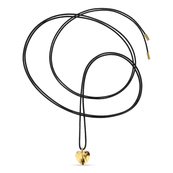 Bruised Heart String - Gold Plated