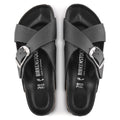 Siena Big Buckle Oiled Leather Narrow - Black