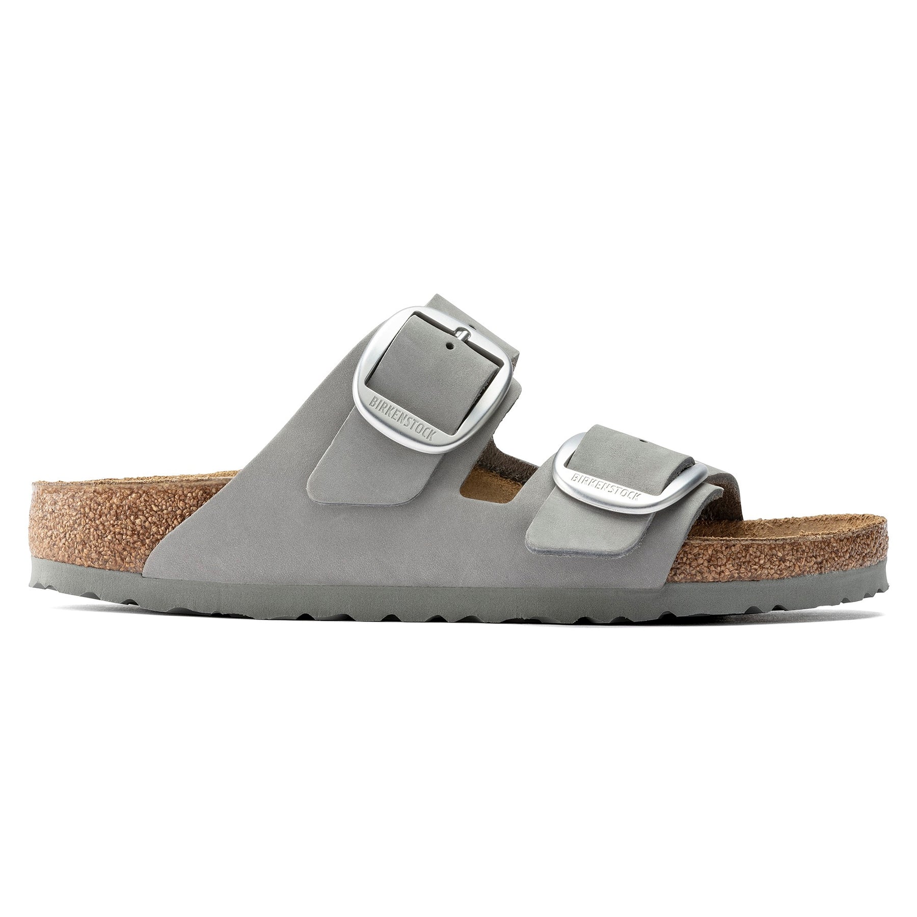 Arizona Big Buckle Nubuck Leather Narrow - Dove Gray