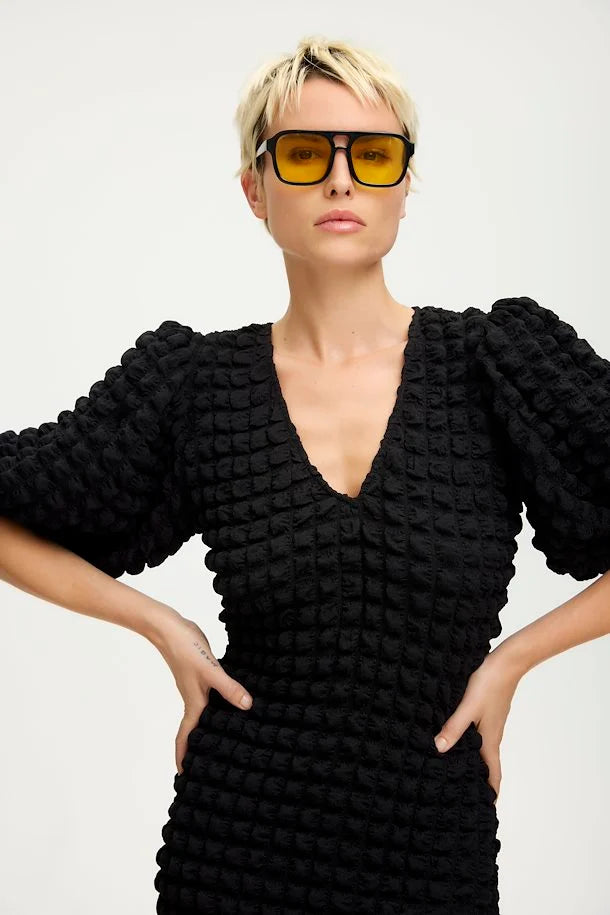 AllenyGZ SS Dress - Black