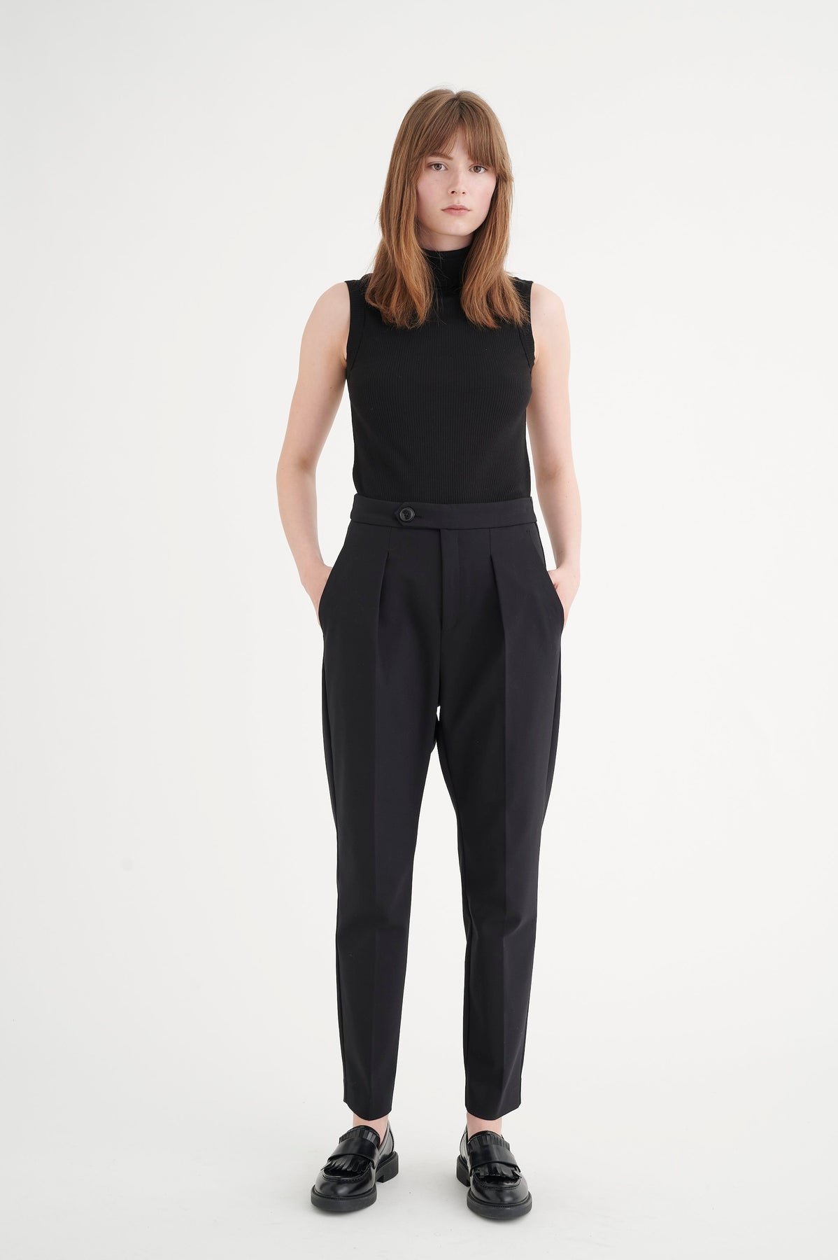 DagnaIW Rollneck Top - Svart