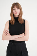DagnaIW Rollneck Top - Svart
