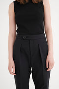 DagnaIW Rollneck Top - Svart