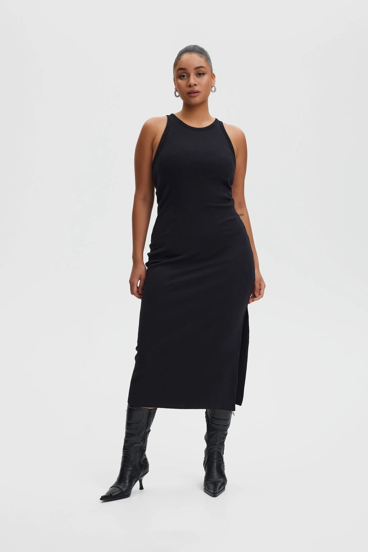 DrewGZ Sl Long Dress - Svart