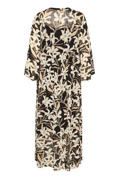 PoloniaPW Dress - Black Flower Print
