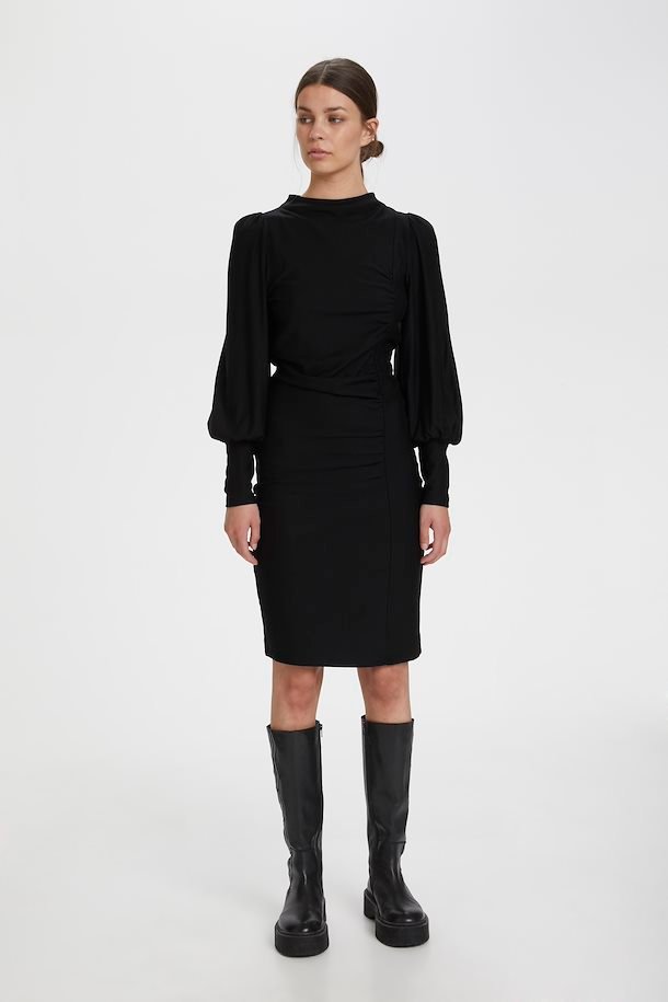 RifaGZ Puff Dress - Black - Gestuz - Kjoler - VILLOID.no
