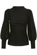 RifaGZ Puff Blouse - Black - Gestuz - Bluser & Skjorter - VILLOID.no