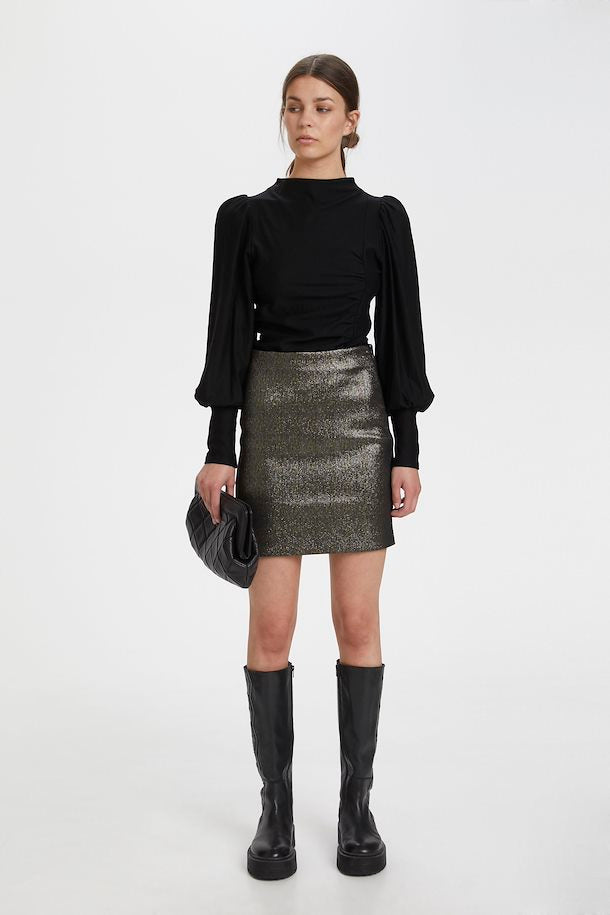 RifaGZ Puff Blouse - Black - Gestuz - Bluser & Skjorter - VILLOID.no