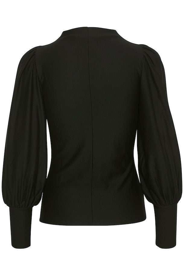 RifaGZ Puff Blouse - Black - Gestuz - Bluser & Skjorter - VILLOID.no