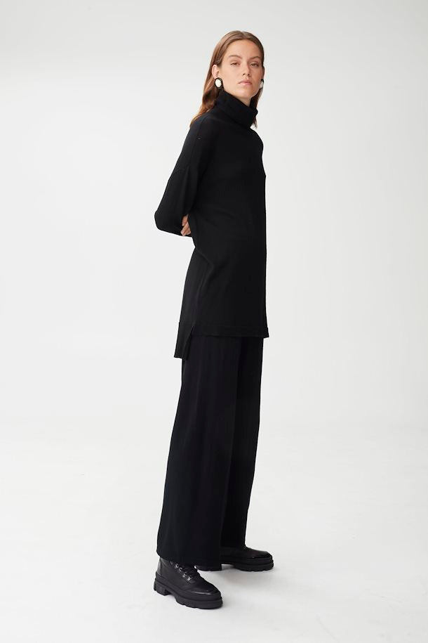ThelmaGZ Rollneck - Black - Gestuz - Gensere - VILLOID.no