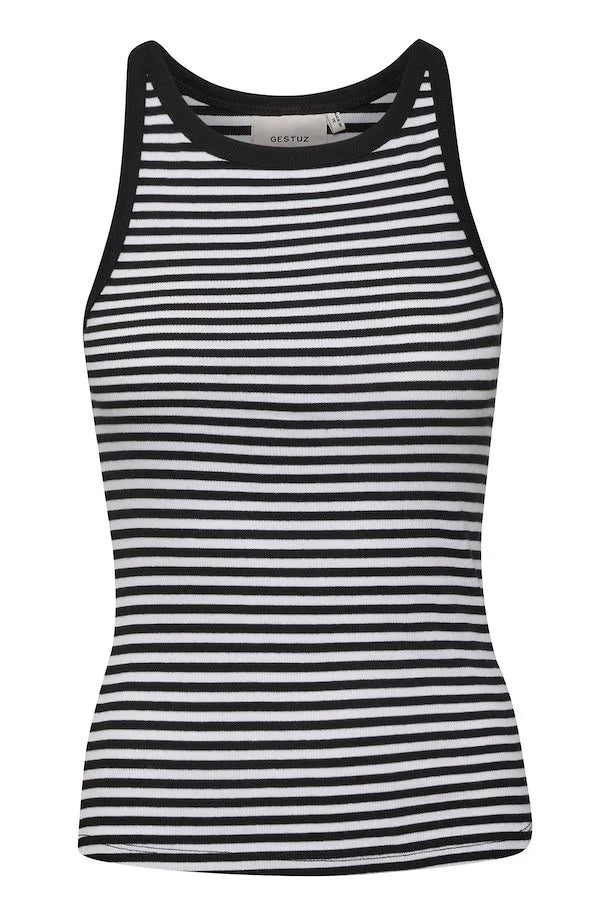 DrewGZ SL Stripe Top - Black/White Stripe