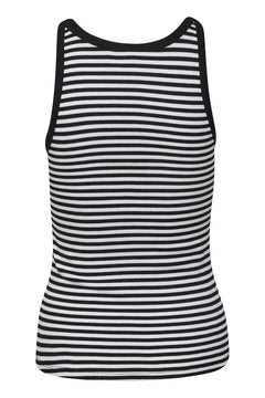 DrewGZ SL Stripe Top - Black/White Stripe