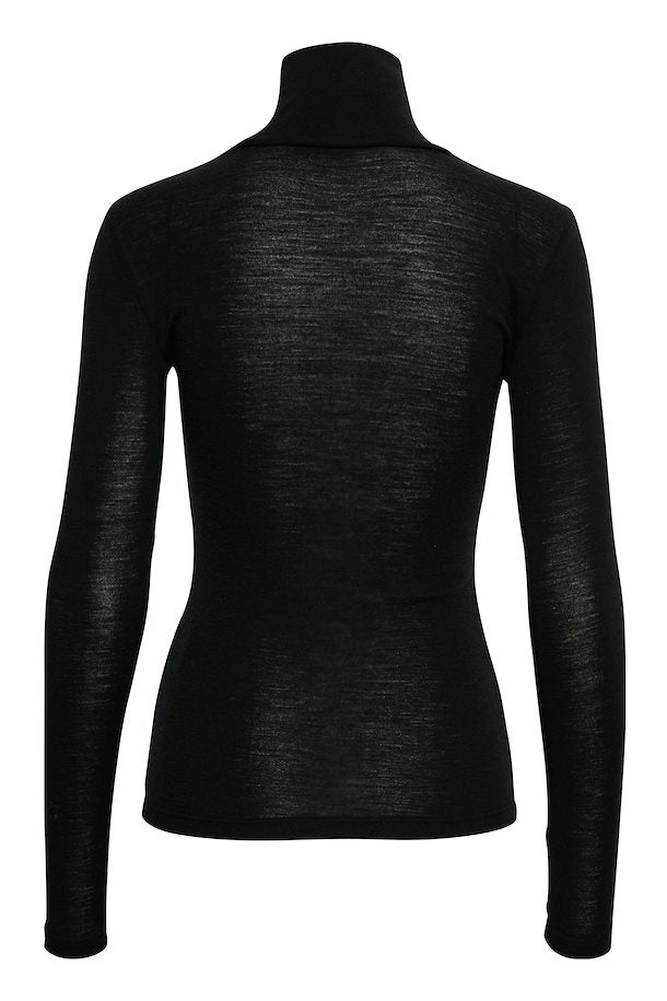 WilmaGZ Rollneck - Black - Gestuz - Gensere - VILLOID.no