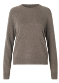 Boston O-neck - Grey Blue Mel. - Samsøe Samsøe - Gensere - VILLOID.no