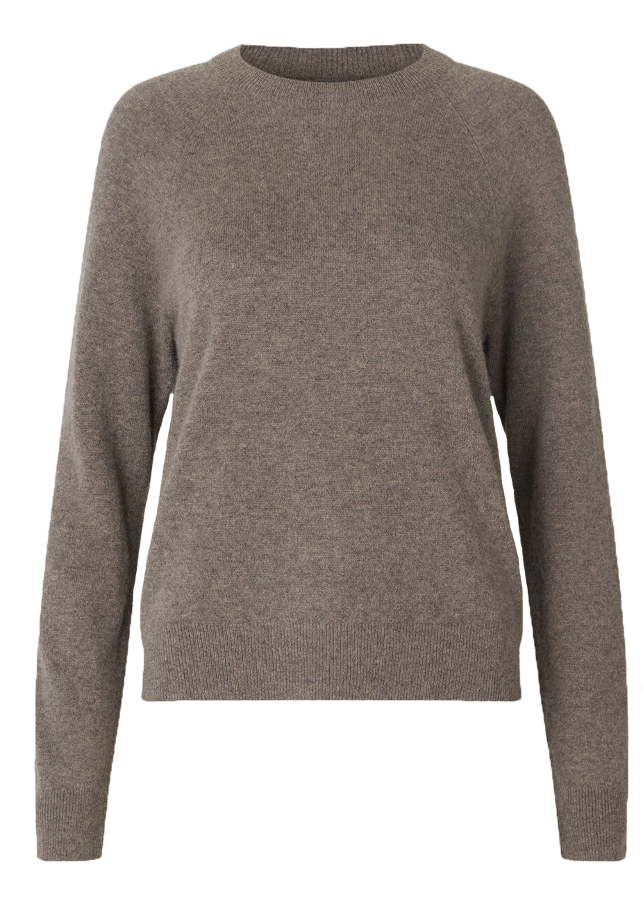 Boston O-neck - Grey Blue Mel. - Samsøe Samsøe - Gensere - VILLOID.no