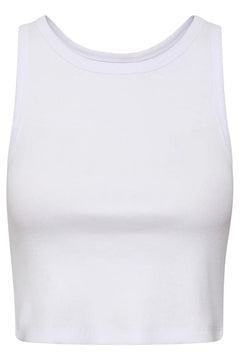 DrewGZ Cropped Top - Bright White