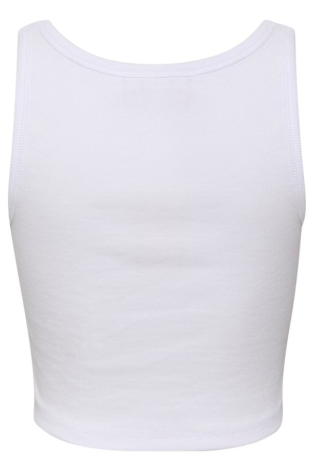 DrewGZ Cropped Top - Bright White