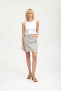 DrewGZ Cropped Top - Bright White