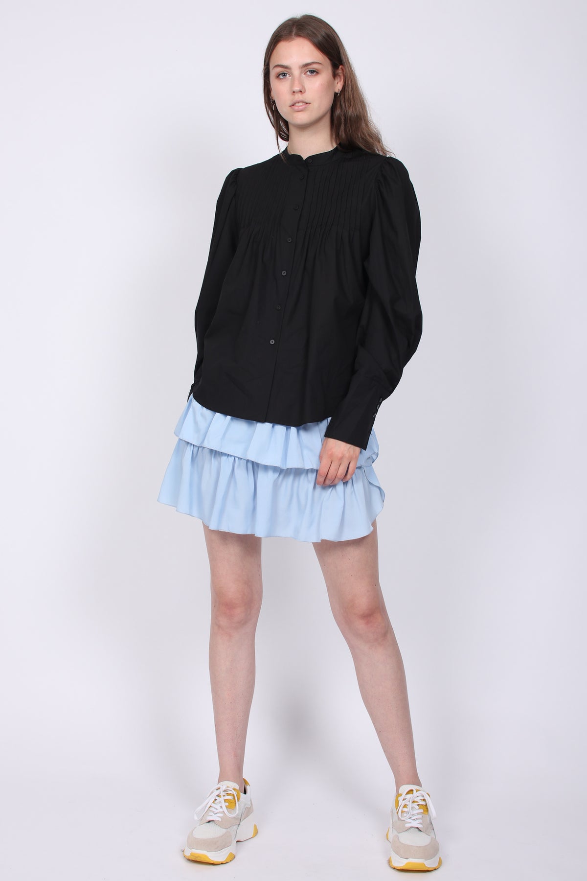 Carin Skirt - Light Blue - Neo Noir - Skjørt - VILLOID.no