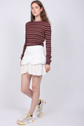 Carin Skirt - White - Neo Noir - Skjørt - VILLOID.no