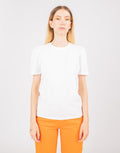 Janine Puff Tee - White