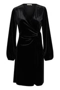GorielIW Wrap Dress - Black