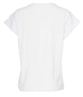Alva MSCH STD Tee - White/Celina - Moss Copenhagen - T-skjorter & Topper - VILLOID.no
