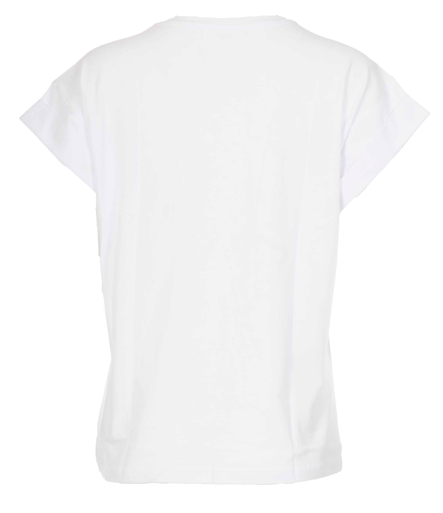 Alva MSCH STD Tee - White/Celina - Moss Copenhagen - T-skjorter & Topper - VILLOID.no