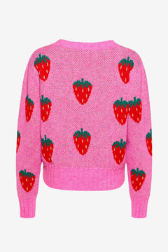 Cilia Knit Sweater - Pink