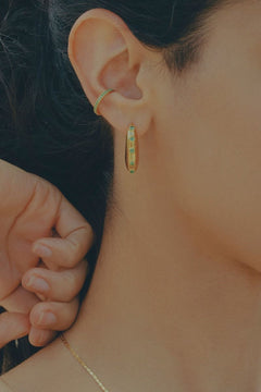 Colore Ear Cuff Mint - Gold
