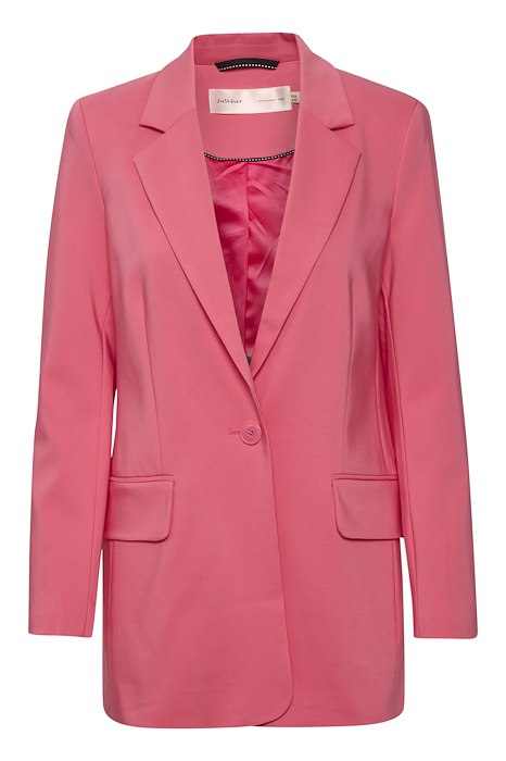 ZellaIW Long Blazer - Pink Rose