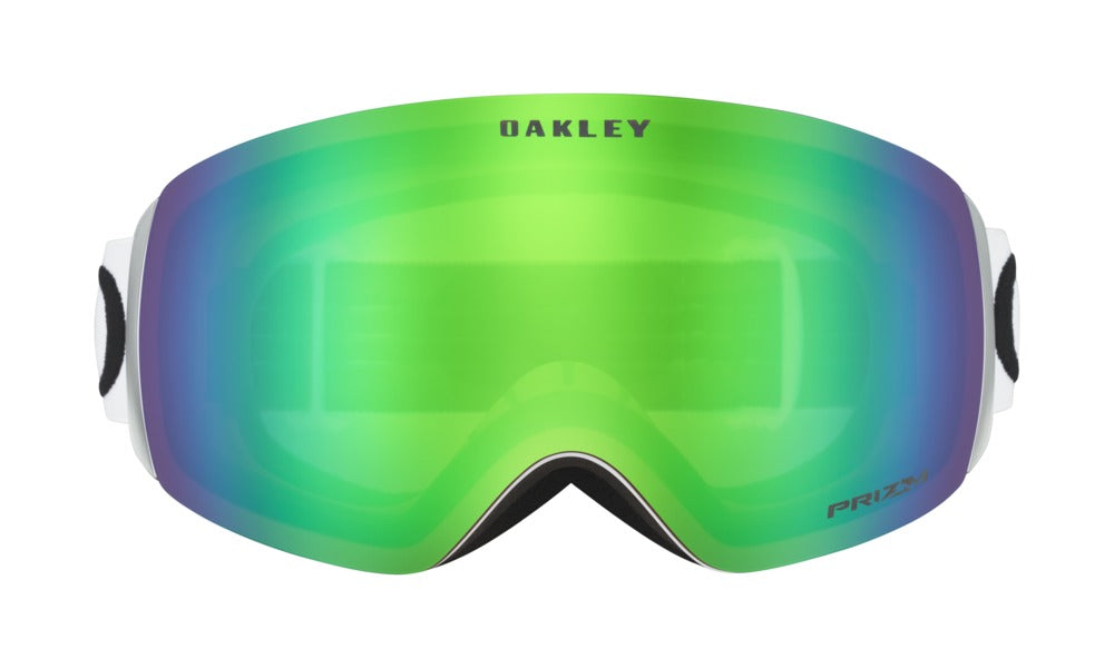 Flight Deck XM Matte White - Prizm Jade Iridium - Goggles - Oakley - Tilbehør - VILLOID.no