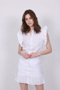 Pauline Linen Shirt - White - Ella & il - T-skjorter & Topper - VILLOID.no