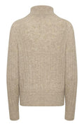 AlphaGZ Zipper Pullover - Warm Sand Melange