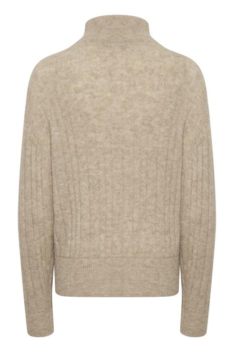 AlphaGZ Zipper Pullover - Warm Sand Melange