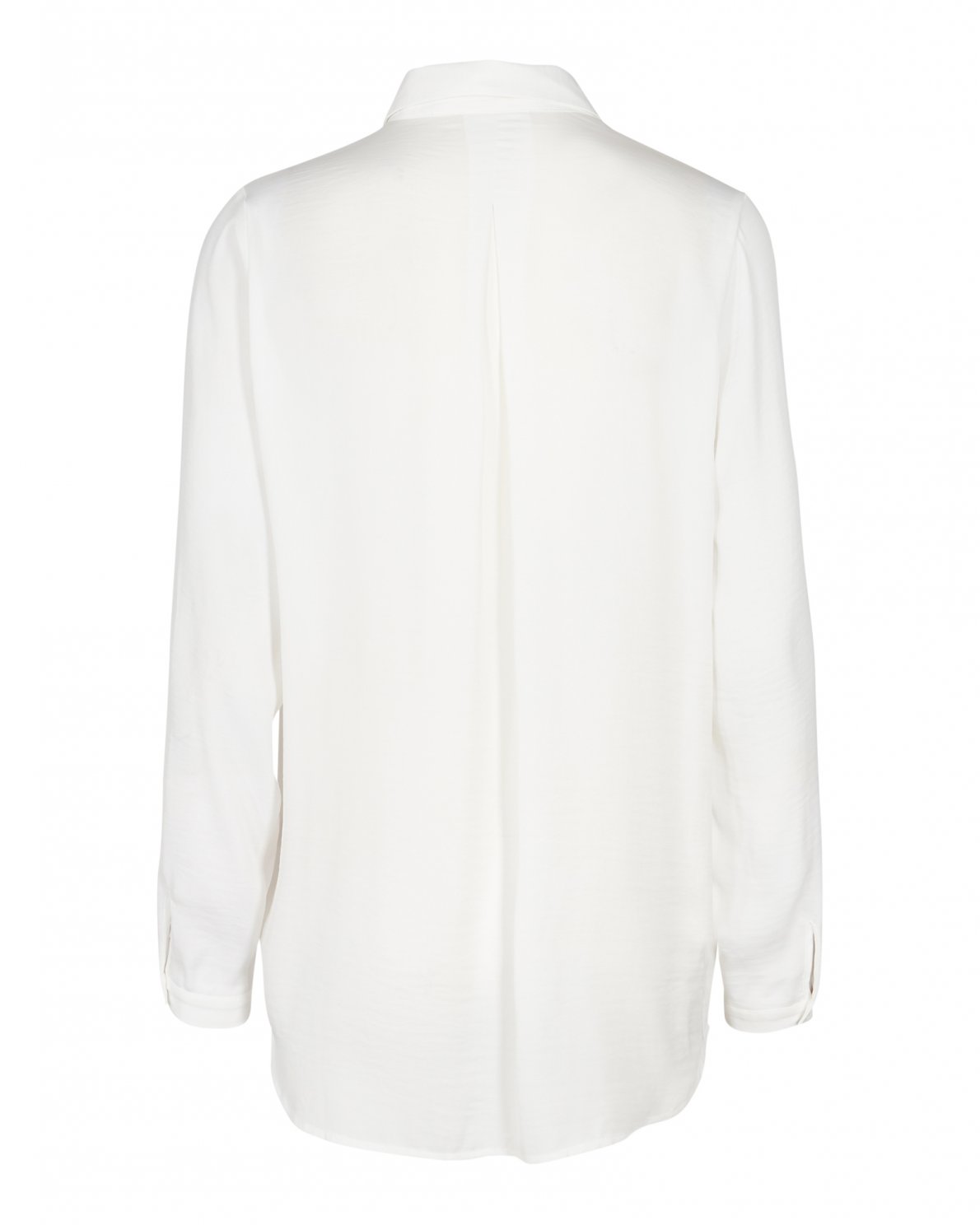 Blair Polysilk Shirt - Cloud White - Moss Copenhagen - Bluser & Skjorter - VILLOID.no