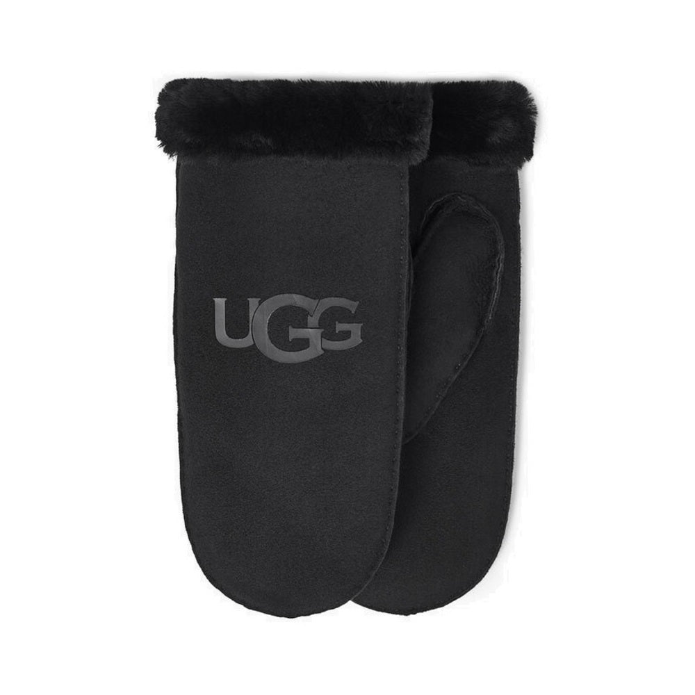 W Logo Mitten - Black - Ugg - Tilbehør - VILLOID.no