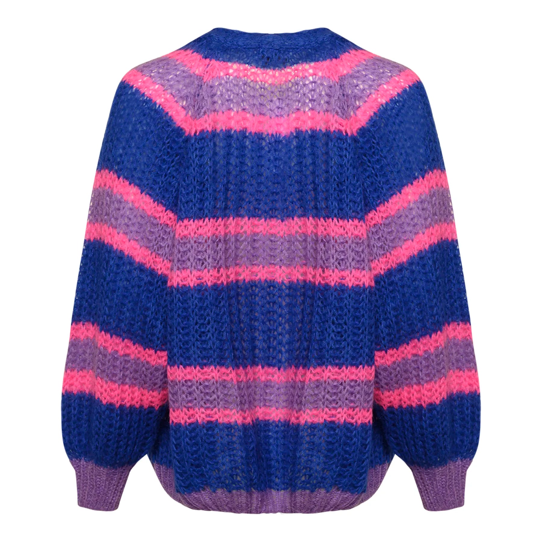 Vera Knit Cardigan - Blue/Lilac Mix